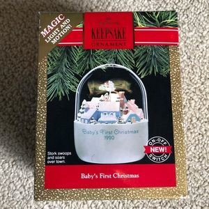Hallmark 1990 Baby’s First Christmas ornament